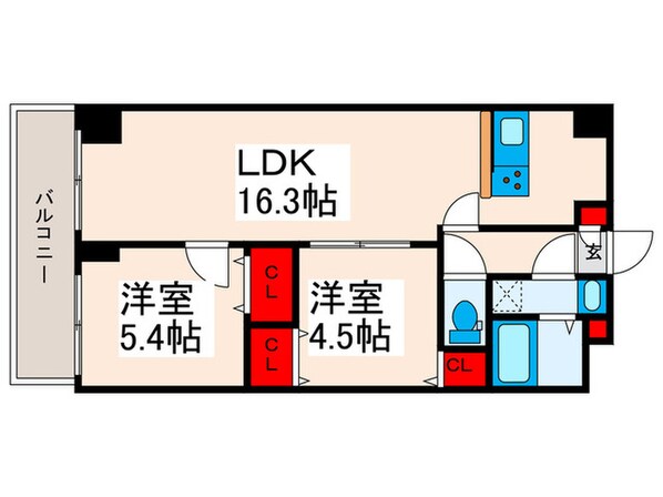 アルファコート町屋の物件間取画像